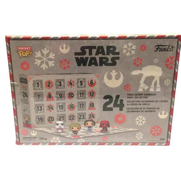 Funko STAR WARS Advent Calendar Pocket POP! 24 Piece Vinyl Collection - Picture 2 of 4